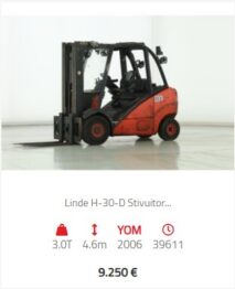 stivuitor diesel Linde