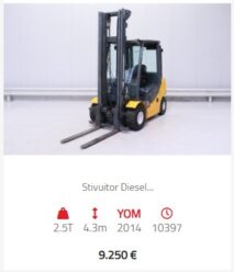 stivuitor diesel jungehrich