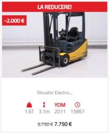 stivuitor electric Jungheinrich