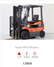 stivuitor electric Toyota