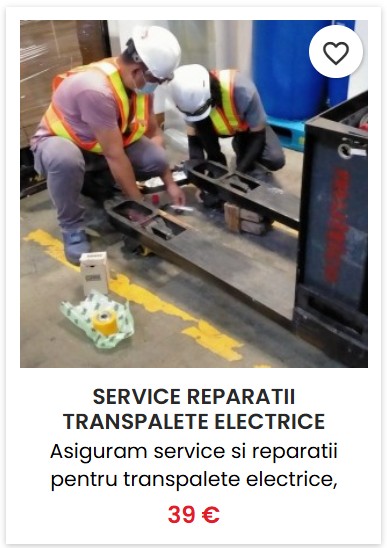 Service, reparatii transpalete electrice