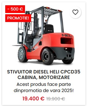 Heli CPCD35 Cabina motorizare Mitsubishi