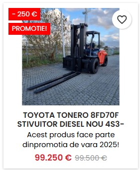 Toyota Tonero 8FD70F stivuitor diesel nou