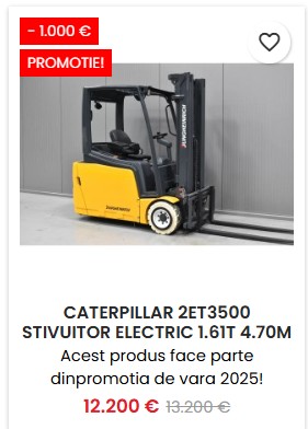 Caterpillar 2ET3500 1.61 tone 4.70 metri 2019